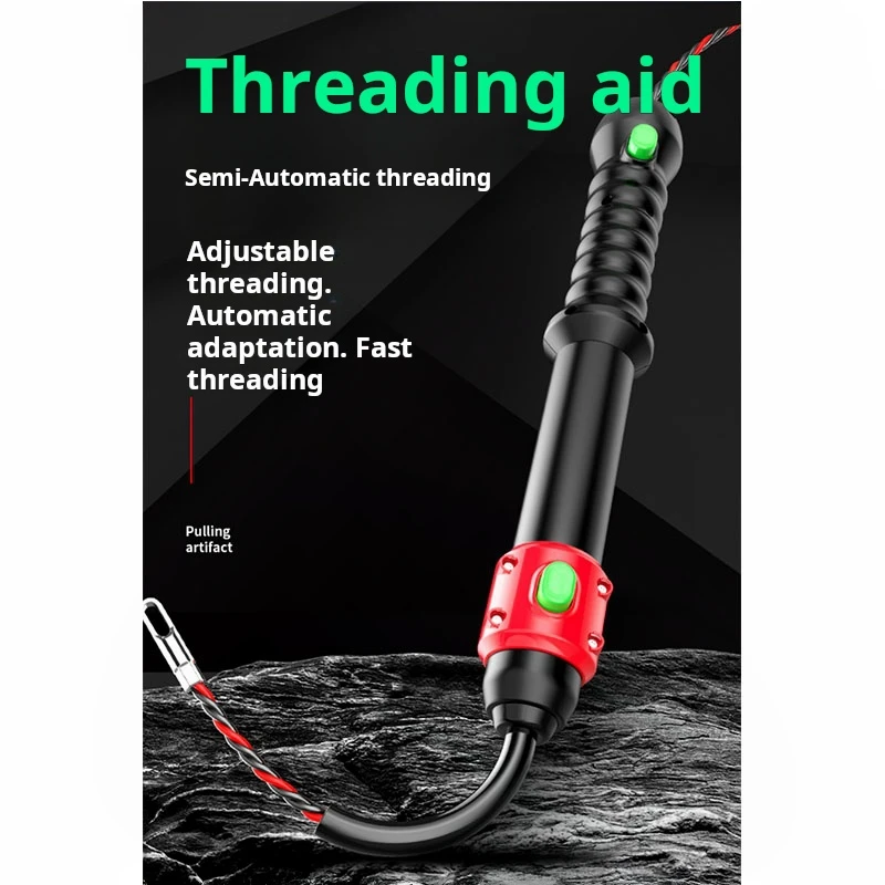 threader electrician pull wire lead Mesh Wire Stringing Tube Concealed ...