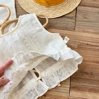 Ensemble deux pièces haut et pantalon pour fille, vêtements d'été, nouvelle collection 4