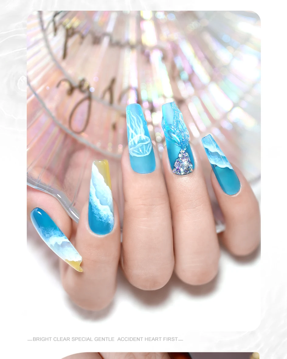 Set, vernizes semi-permanentes para Manicure, Nail Art,