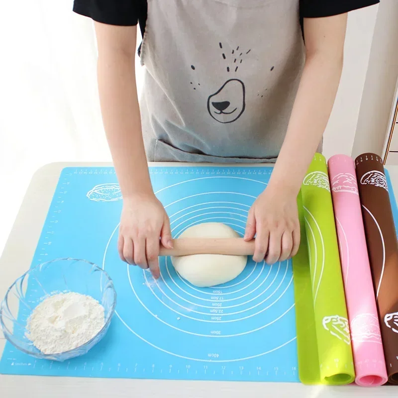 Silicone Mat Kitchen Kneading Dough Baking Mat Dough Pads Tools Sheet Accessories Cooking Tool