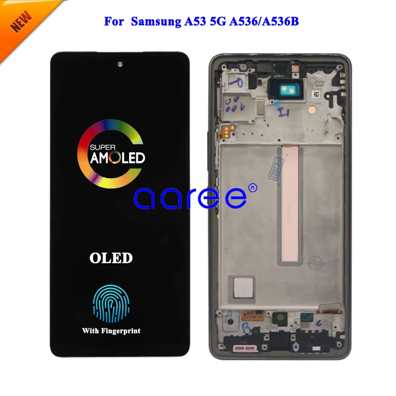 AMOMLED OLED ЖК-дисплей для Samsung A53 5G LCD A536 LCD для Samsung A53 5G A536B ЖК-экран сенсорный дигитайзер в сборе AMOMLED OLED ЖК-дисплей для Samsung A53 5G LCD A536 LCD для Samsung A53 5G A536B ЖК-экран сенсорный дигитайзер в сборе