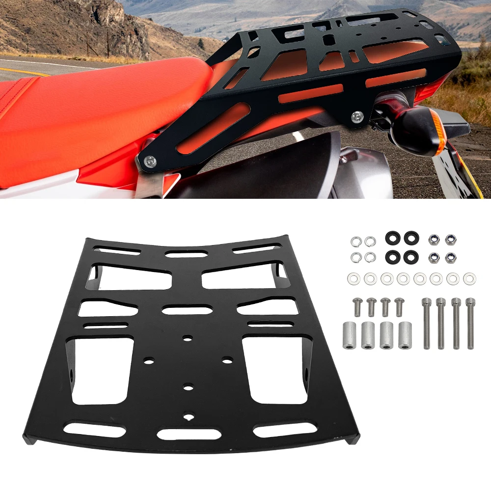

Motorcycle Rear Luggage Rack Holder For Honda CRF300L RALLY ABS CRF300LS Cargo Rack Tail Rack Support Shelf Aluminum 2021 - 2024
