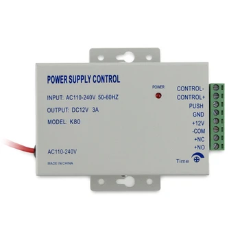 K80 전원 공급 장치 제어 AC 110-240V - 아파트 자물쇠용 DC12V 3A