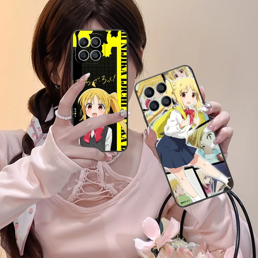 Bocchi Rock Nijika Ijichi Cell Phone Case For Huawei Honor 90 80 70 60 50 30 20 10 9 8 7 Pro C S Se Lite 5G Black Cover Funda