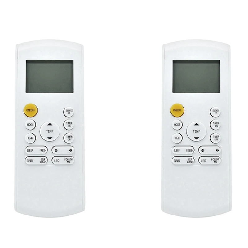 

2X Universal AC Remote Control RG57A4/BGEF For Midea Air Conditioner RG57B/BGE RG57A/BGE RG57A6/BGEF RG57A7/BGEF RG57A2