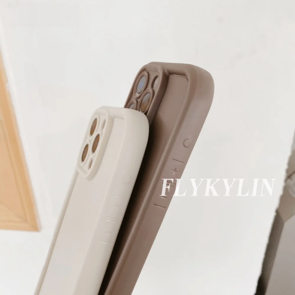 Soft Silicone Protective Phone Case with Long Back Rope