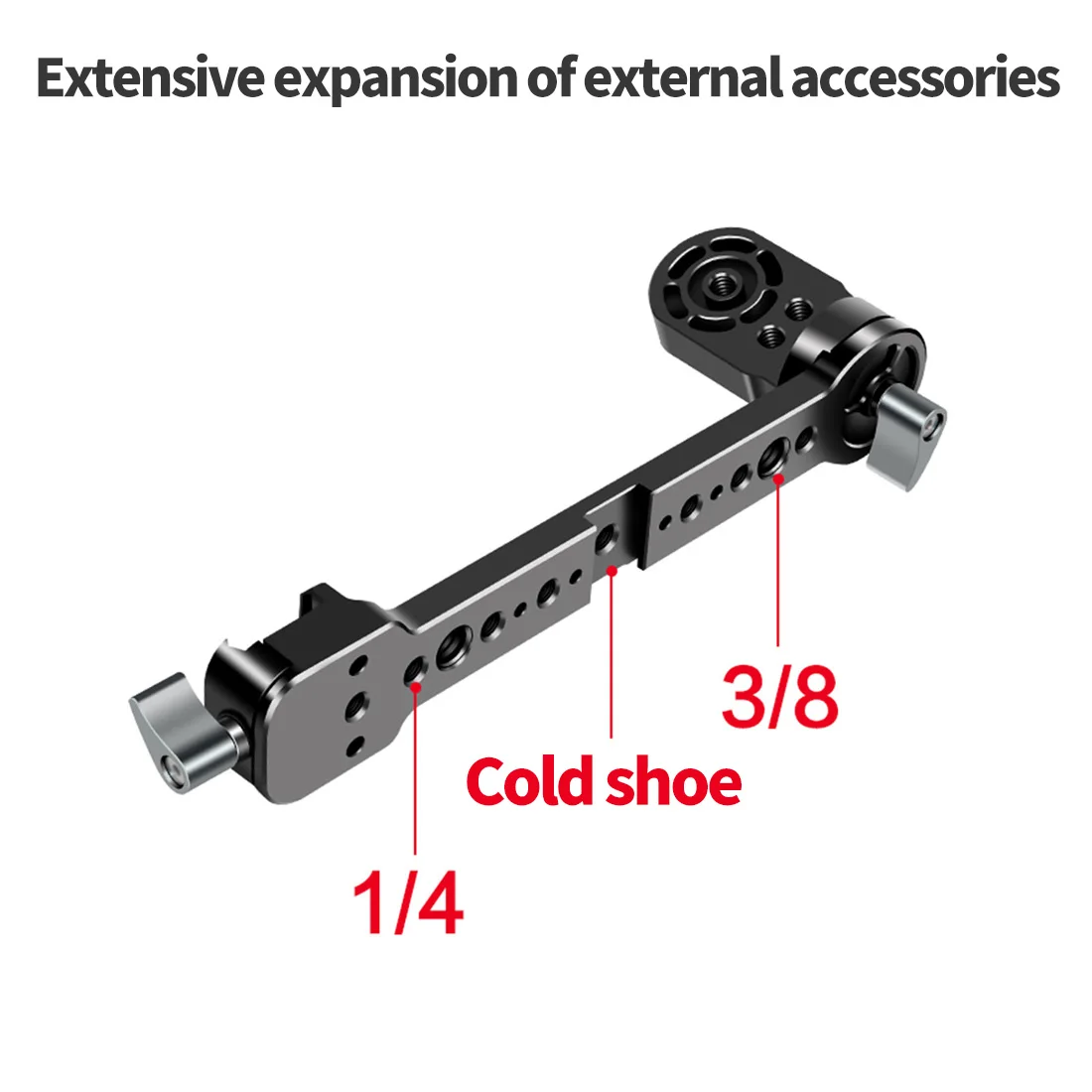 Quick Release Mount Handle Grip for Ronin SC S Gimbal Monitor Bracket 1/4'' Exte