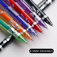 Large Capacity Ink Erasable Pen 6-color Push Gel Pen Set 0.5mm Transparent Colors Pen Office Writing Supplies Kawaii Stationery 4