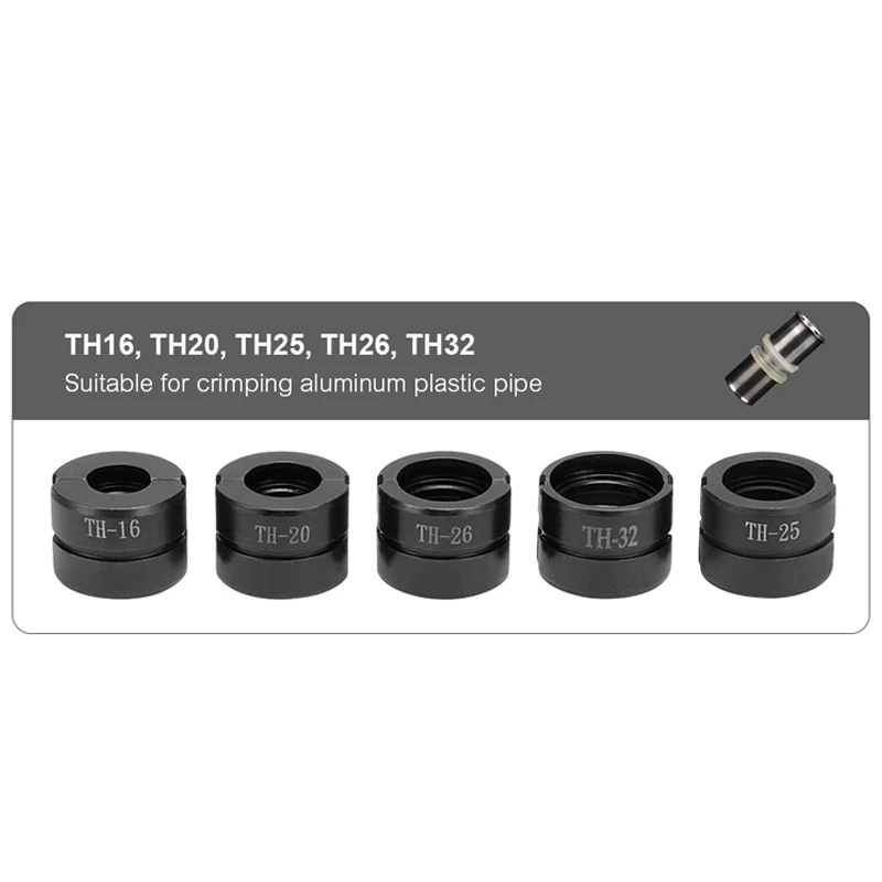 TH 몰드 16, 20, 25, 26, 32mm 유압 파이프 클램프 몰드 GC-1632 TH타입 다이 파이프 크림핑 툴 죠우 CW-1632 및 GC-1525