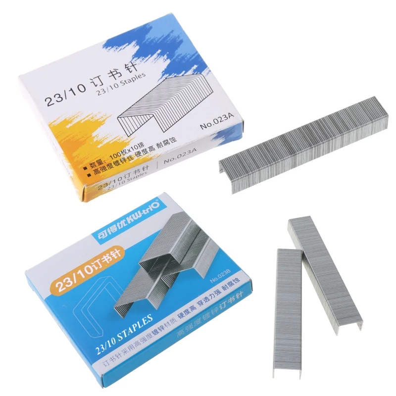 Stapler Pin 1000Pcs/Box Heavy Duty 23/10 Metal for Staples for Stapler Office School Supplie