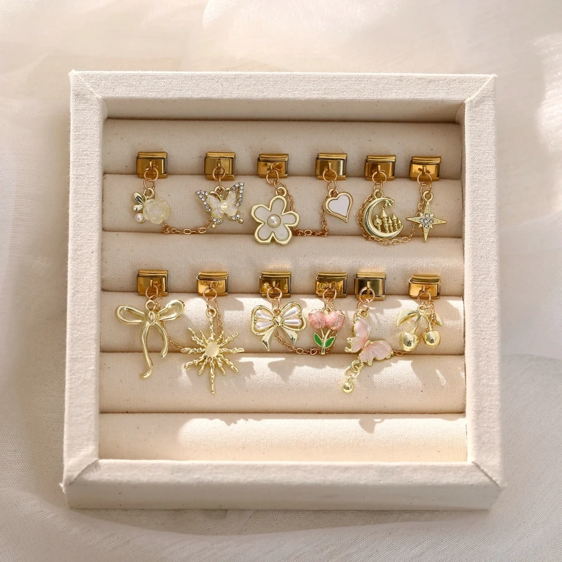 Gold Modular Chain Stainless Steel Fashion Jewelry