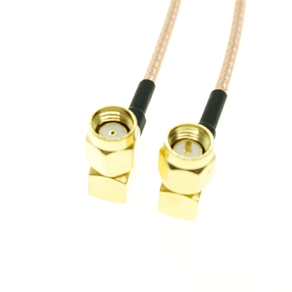 

SMA Male Right Angle to RP-SMA Male RA RF RG316 Jumper Cable Adapter