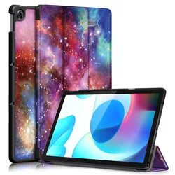 Premium Leather Folding Stand Case for Realme Pad 10.4 (YHX)