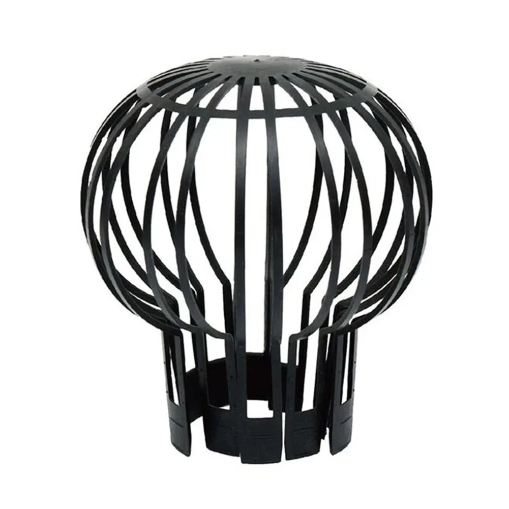 Roof and Floor Drain Plastic Black Drainage Outlet Anti Blocking Circular Mesh Cover Balcony Outdoor Rain Drainage Ditch Cover drainage cover