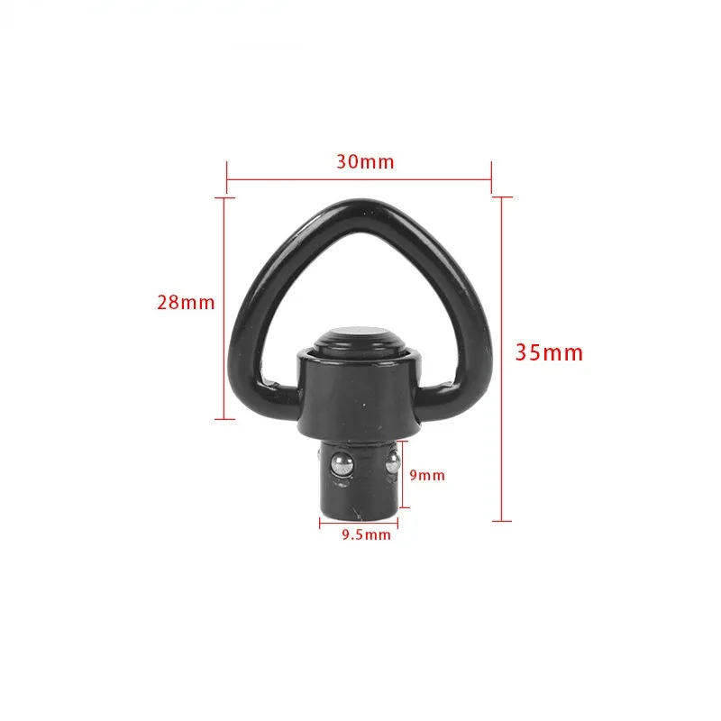 Tactical Rifle Push Button QD Quick Release Sling Swivel Mount Ring for Hunting Accessories Airsoft Wargame