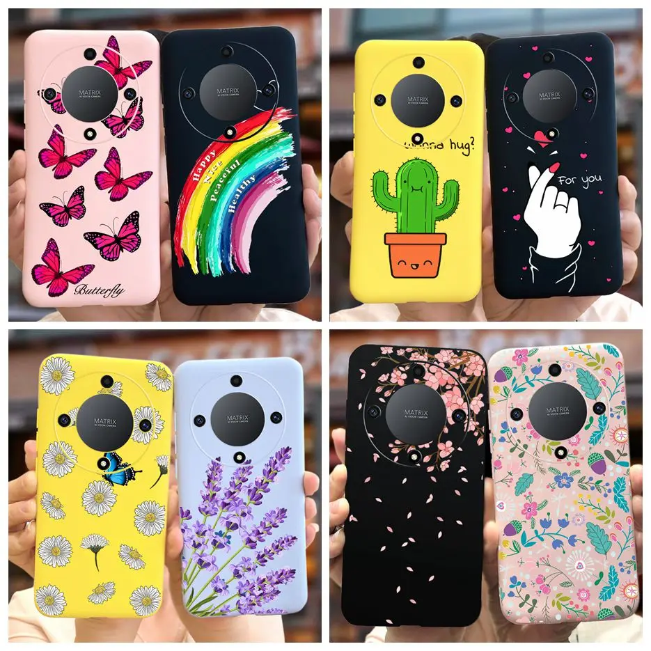 Stylish Painted Soft Silicone Phone Case with Bumper
