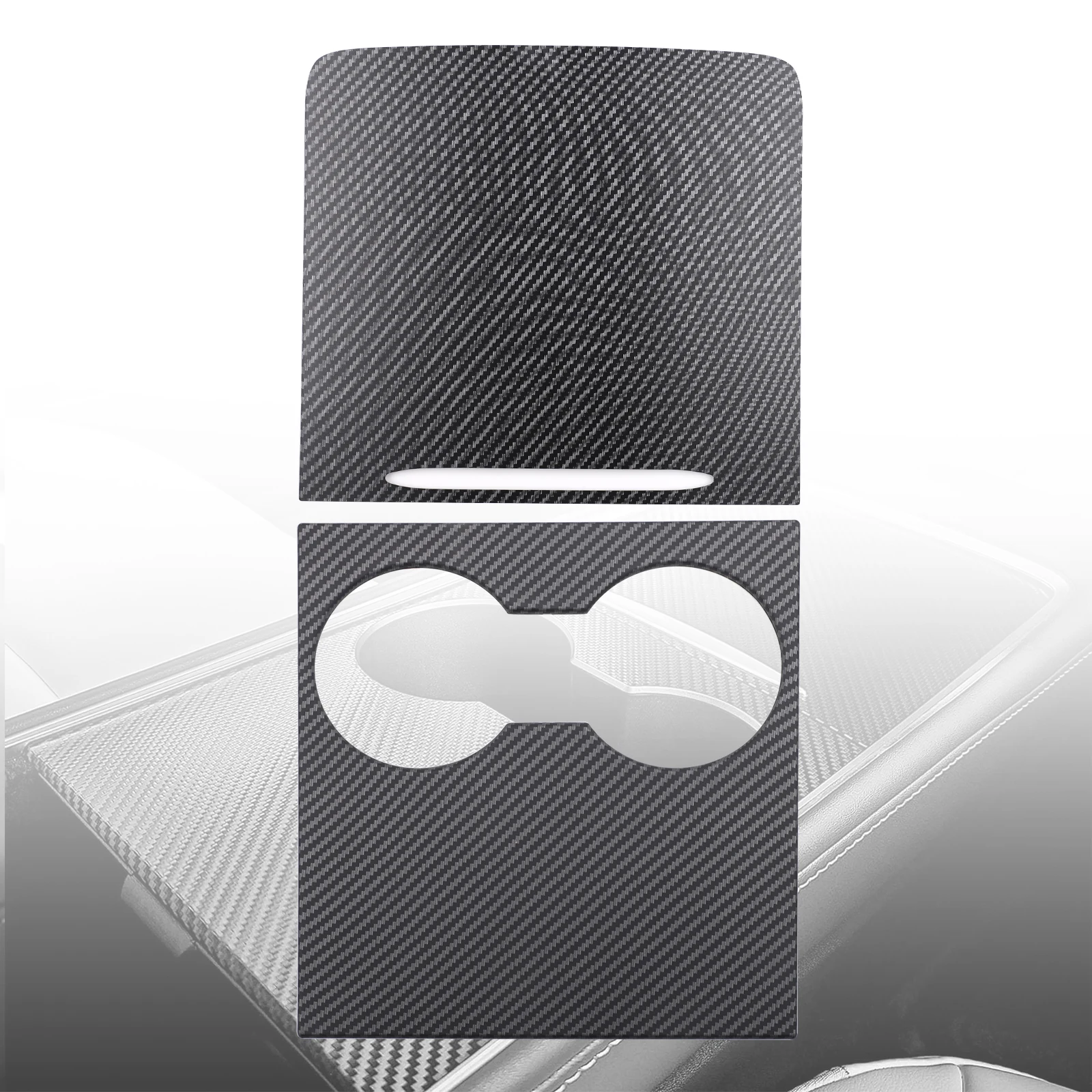 Sleek Interior Decoration Console Sticker for Central Control Panel Protection