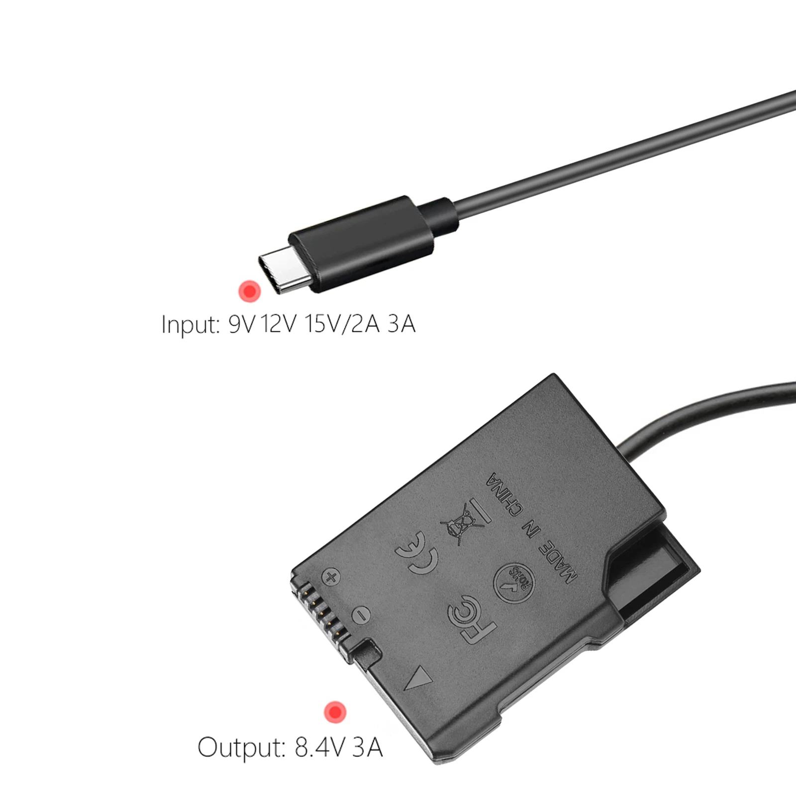 EP-5A DC 커플러 EN-EL14 EN-EL14a 더미 배터리 USB-C 케이블 키트, 카메라 니콘 D3200 D3500 D5300 D5600 Df Coolpix P7000 P7800