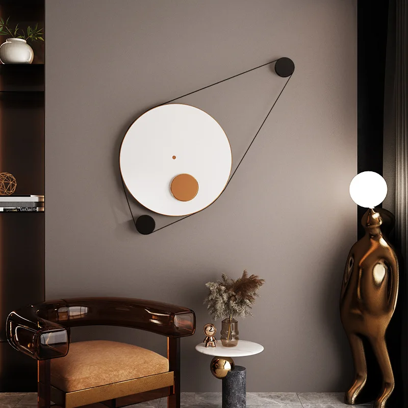 

Фон для украшения стен Подвеска для спальни прикроватный крыльцо столовая фоновая стена металлическая креативная настенная подвеска