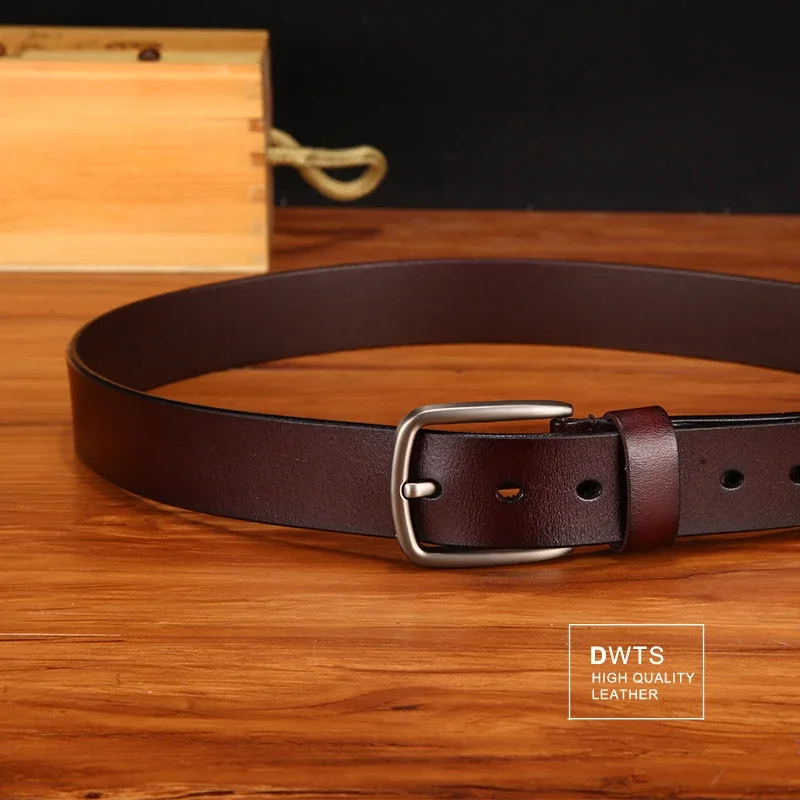 Belt Men's Needle Buckle Pants Belt Middle-Aged Youth Formal Wear Business Retro Casual Simple Versatile Jeans Belt