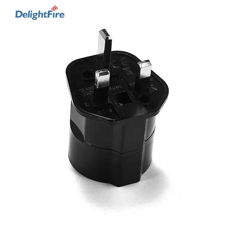 European to UK Plug Adapter, Euro to UK Electrical Socket Converter, 250V Power Adapter