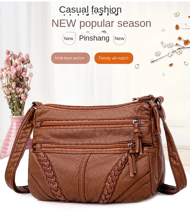 Women's Vintage Shoulder Bag, All-match Crossbody Bag, Casual