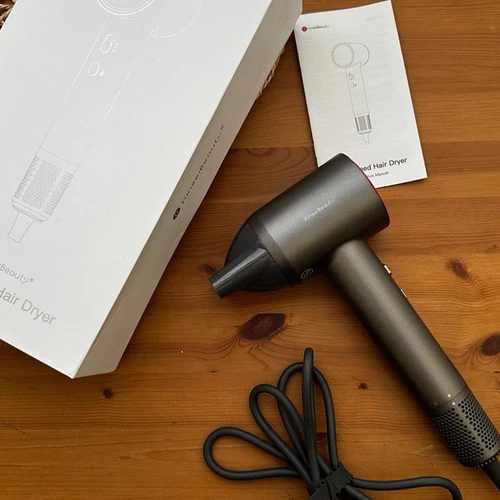 Kinseibeauty 고속 헤어 드라이어 HD 컬러 스크린 5 스마트 모드, 온도 제어 음이온 헤어 케어 59dB 저소음 2