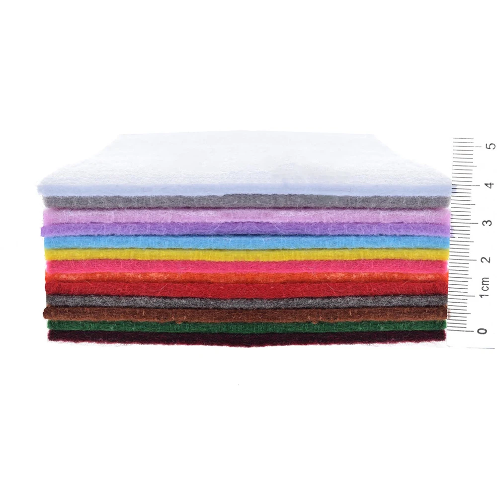 40 Fogli Feltro Non Tessuto 10x15cm - 1mm Spessore, Colori Assortiti Per Artigianato - Foto 11