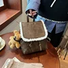 New American Small Backpack Small Retro Trend Versatile Fashion Shoulder Commuter Bag 1