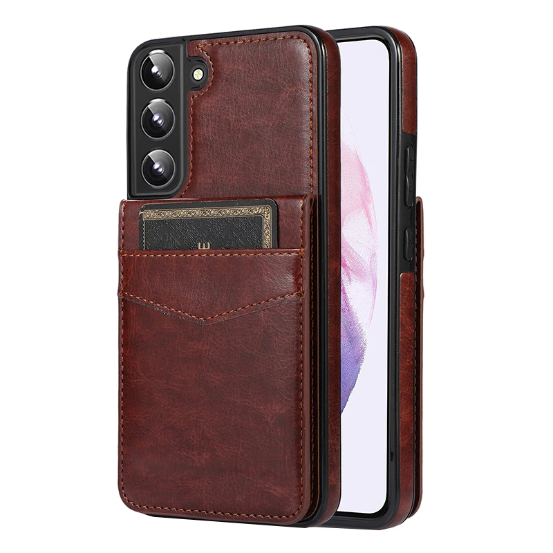 thumbnail image 1 of Stand Holder Case For Samsung Galaxy S24 S23 S22 S21 S20 FE Ultra S10 S9 S8 Plus Wallet Card Shock Flip Leather Phone Bag Cover, 1 of 5