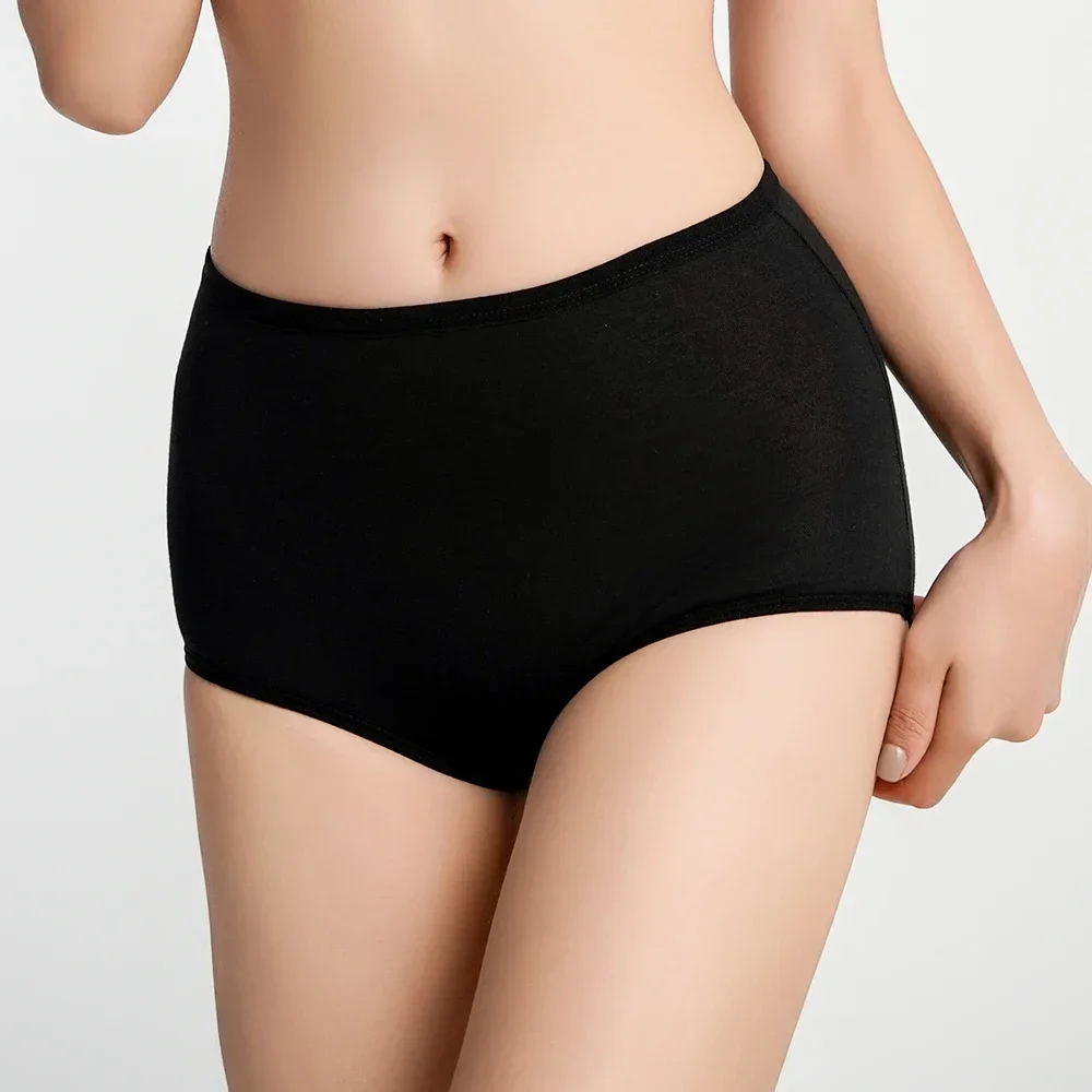 Women Panties Female Underwear Cotton Panties Womens Underwear 1PC Washable Big Size Cotton Women's Period Panties For Menstruation Leak Proof Pants Sanitary Brief XL-6XL