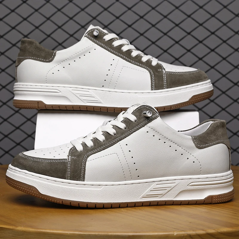 Leather Shoes For Man Genuine Leather Casual Shoes Fashion Business Oxford High Quality Designer Work