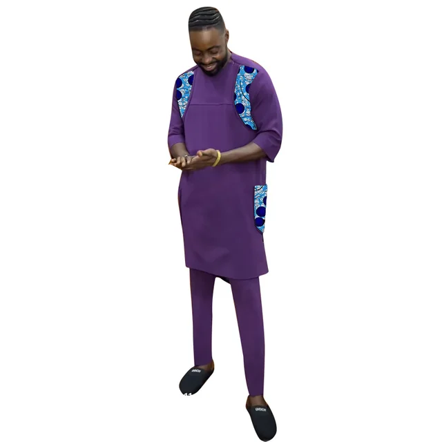 Musa Half Sleeve Dashiki Outfit - Image 4
