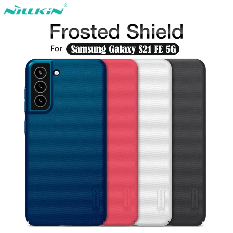 Для Samsung Galaxy S21 FE 5G чехол Nillkin суперматовый Чехол Жесткий PC Защитная задняя крышка