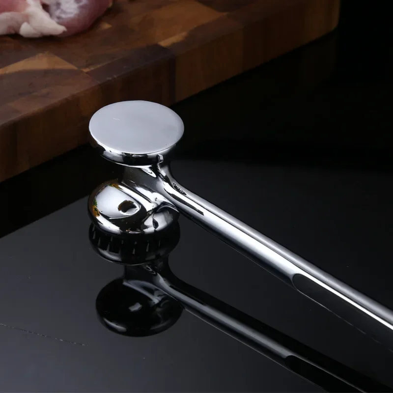Steak hammer household beef hammer knocking meat kitchen meat steak tool double-sided tenderizer