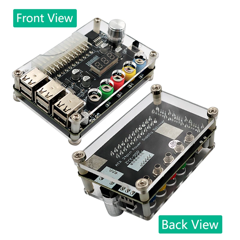 24Pin ATX Power Supply Breakout Board Power Module Adapter