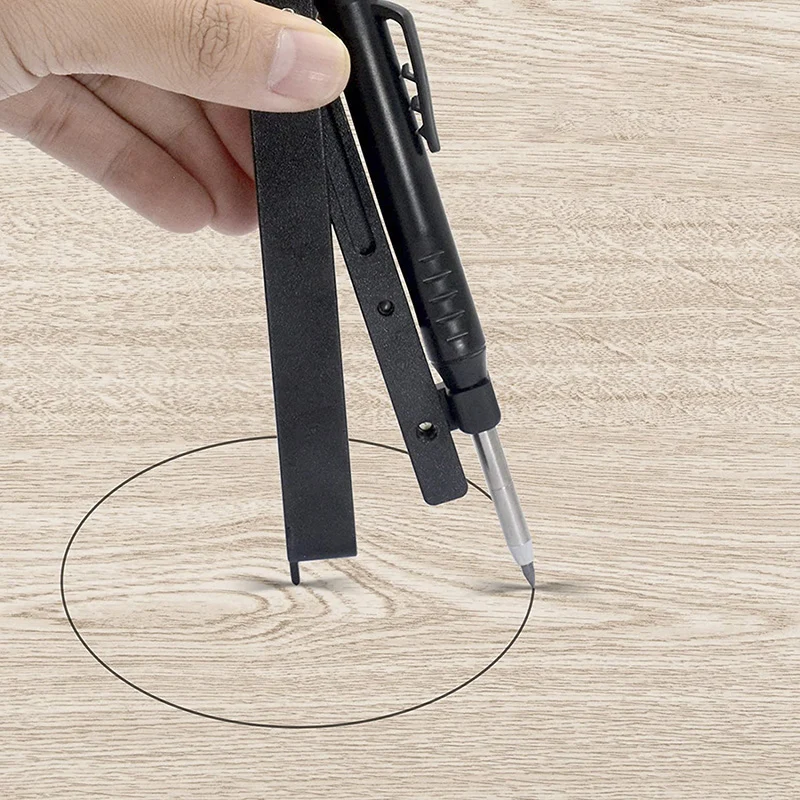 Contour Finder Multifunctional Marking Scribing Tool Circular Planner, Woodworking Precise Measurement Gauging Tool DIY Pen