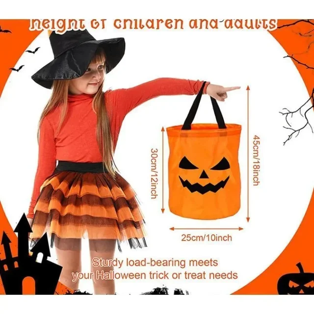LED Pumpkin Candy Bucket 5