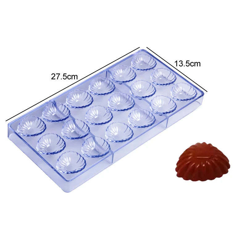 Chocolate Mold 3D Polycarbonate Transparent Plastic Kitchen Baking Tools for DIY Pastry... - SKU CMHB1738 - UGI Packaging