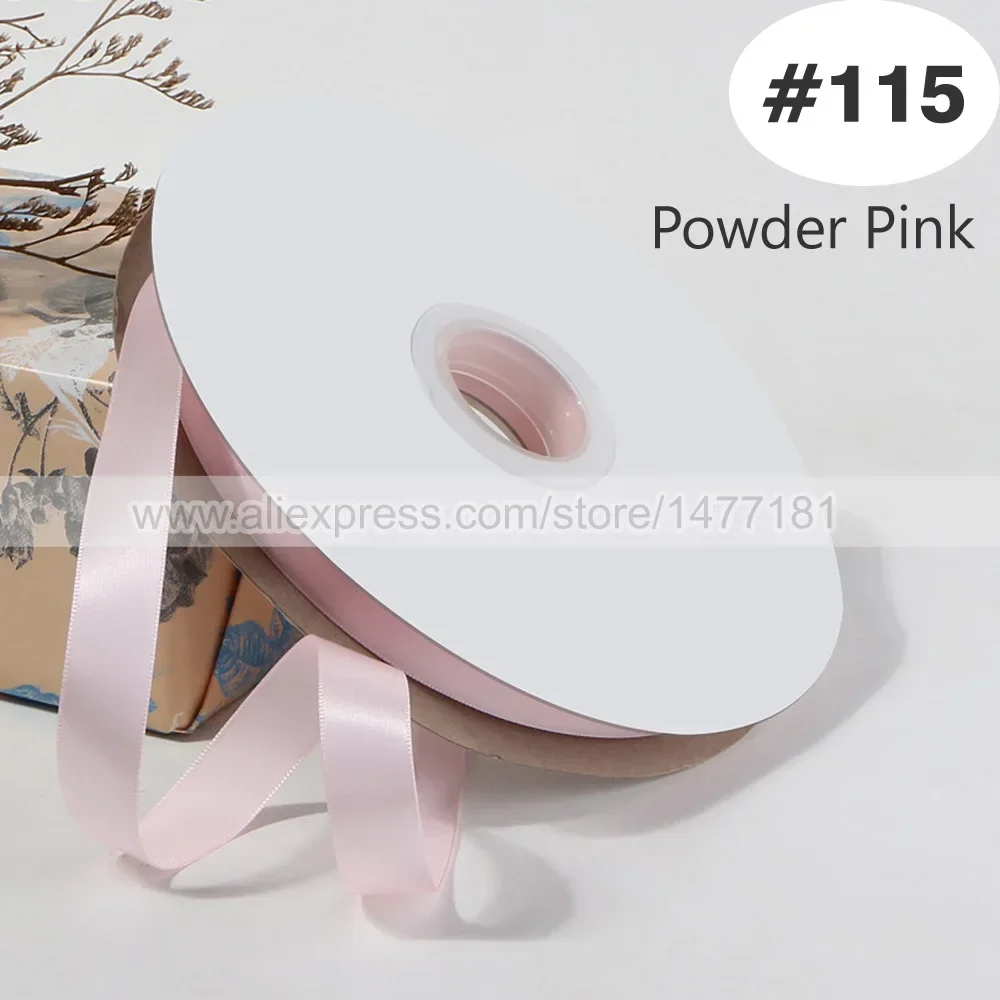 Luxurious Pink Double Face Satin Ribbon - 100% Polyester Silky Tape