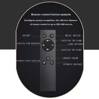 Интеллектуальный 3D-симулятор, стеклянный распыленный камин с перегородкой, умный электрический камин, увлажнитель воздуха, паровой камин с пламенем — изображение 5