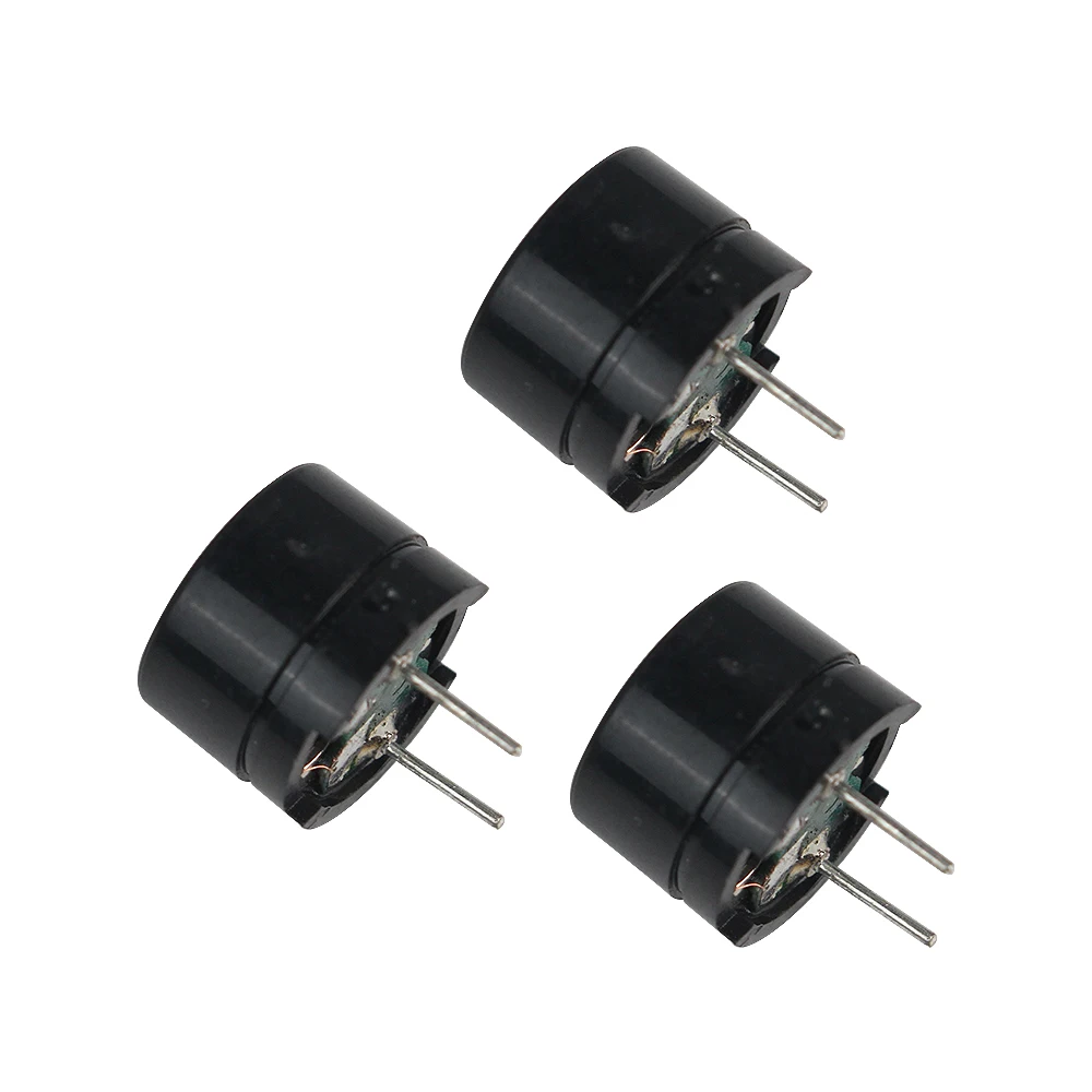 10pcs 12085 패시브 버저 3V 5V 9V 12V 일반 사용 미니 피에조 버저 키트 12MMx8.5MM 42R 저항, Arduino 용