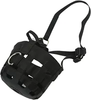 Horse Grazing Muzzle Anti Biting Horse Muzzles Horse Mouth Cover Soft PP Rubber Material Holes Anti-Biting for Equestrian 1