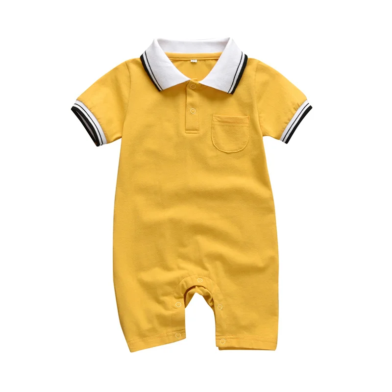 Summer Newborn Baby Boy Girl Romper Clothes Short Sleeve Infant One Piece Jumpsuit Bodysuit Playsuit Clothing Toddler Onesie Cute Infant Baby Girls Romper