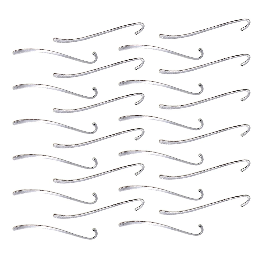 Hook Bookmark Zinc Alloy Jewelry Making Bookmarks Home Office Decor Collection Hairpin DIY 24 Pieces