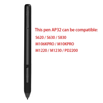 ArtPaint AP32, Pen AP50 Passive Stylus for GAOMON Graphics Tablet Display S620/S630/S830/M106KPRO/M10KPRO/M1220/1230/PD2200 1