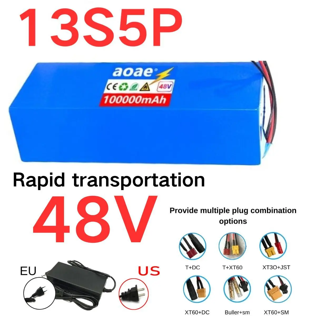 Batterieaulithium48V13s5p100ah,48v100000mAh,250W-2000W,batteriespourscootermotoriséCitycoco,BMS50Aintégré-AliExpress