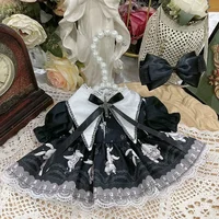 20CM cotton doll skirt black baby clothes 1