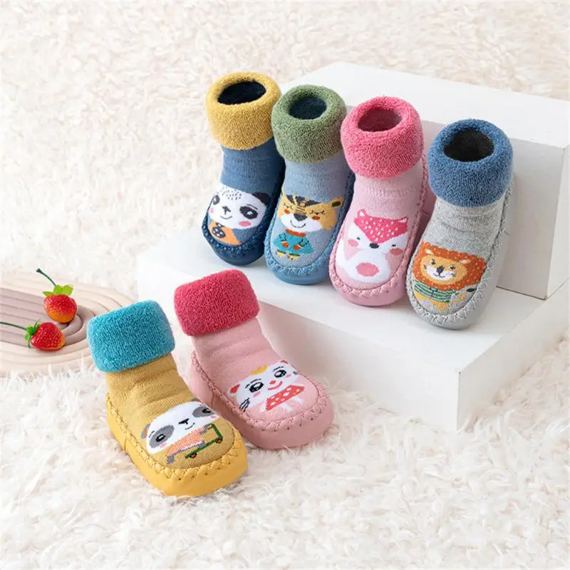 

Thickened Socks Warm And Cosy Childrens Anti-slip Socks Soft And Comfortable Comfortable Baby Thick Winter Socks Durable Warm