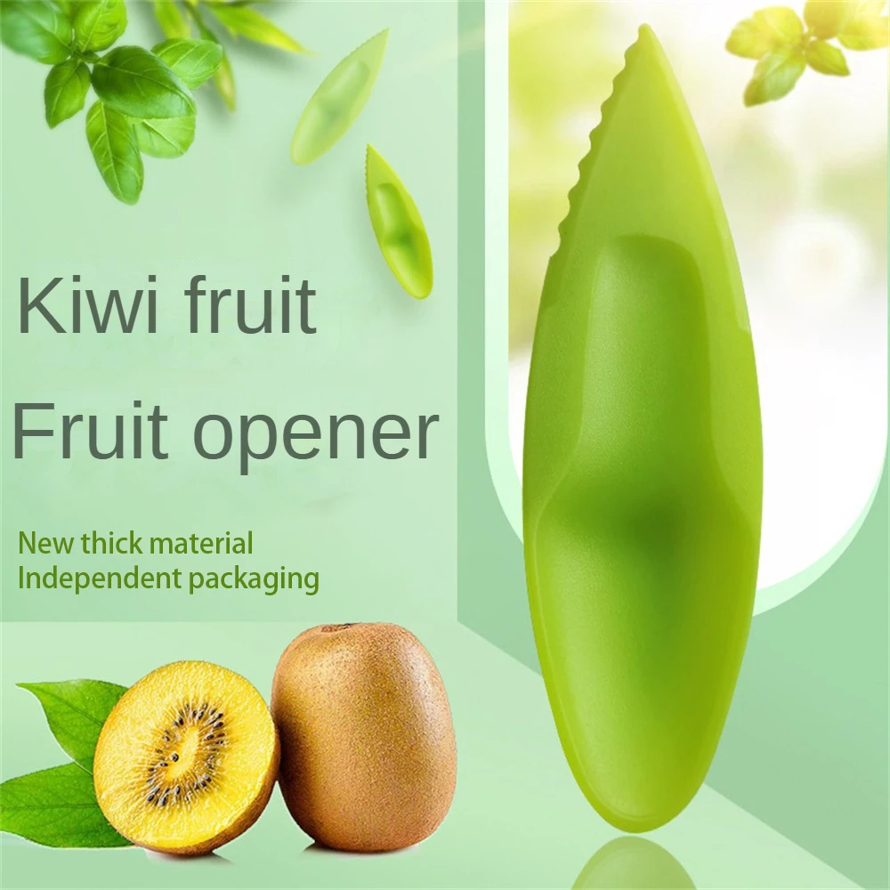 Set Di Plastica Kiwi Cucchiaio 11.5*3Cm 2 In 1 Kiwi Dig Cucchiaio Scoop Candy Color Fruit Knife Affettatrice Pelapatate Cutter